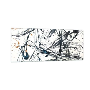 Quadro em vidro - Com ou sem sentido? - 100x40 cm