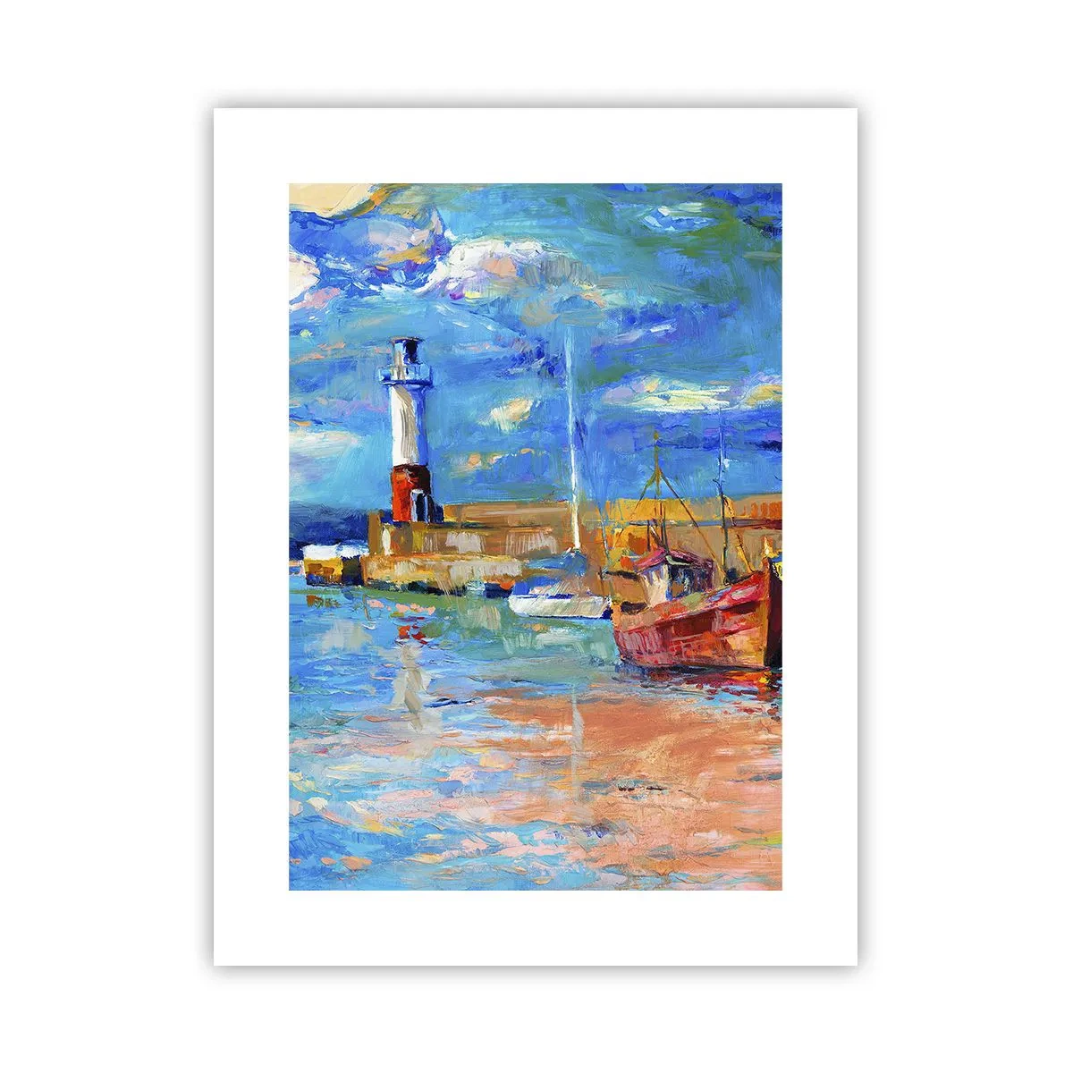 Pôster - Tarde na baía do arco-íris - 30x40 cm