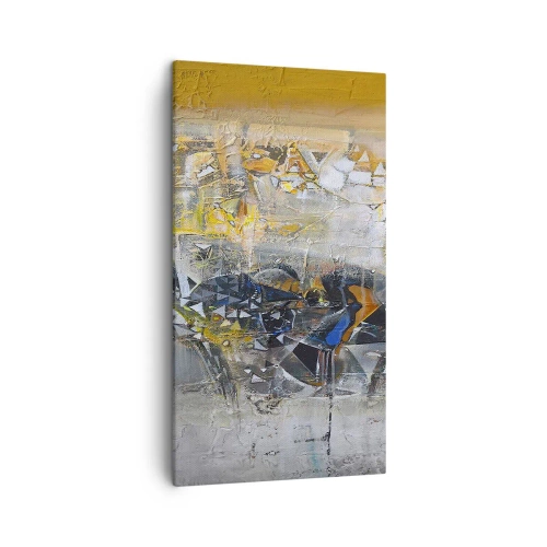 Quadro em tela - Tudo vai se encaixar - 45x80 cm