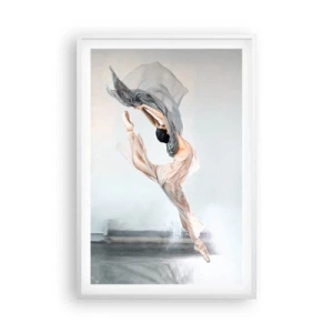 Pôster em moldura branca - Na exultação da dança - 61x91 cm