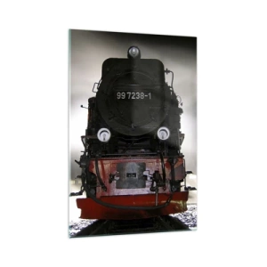 Quadro em vidro - Fica de pé e ofega, arfa e assopra - 70x100 cm