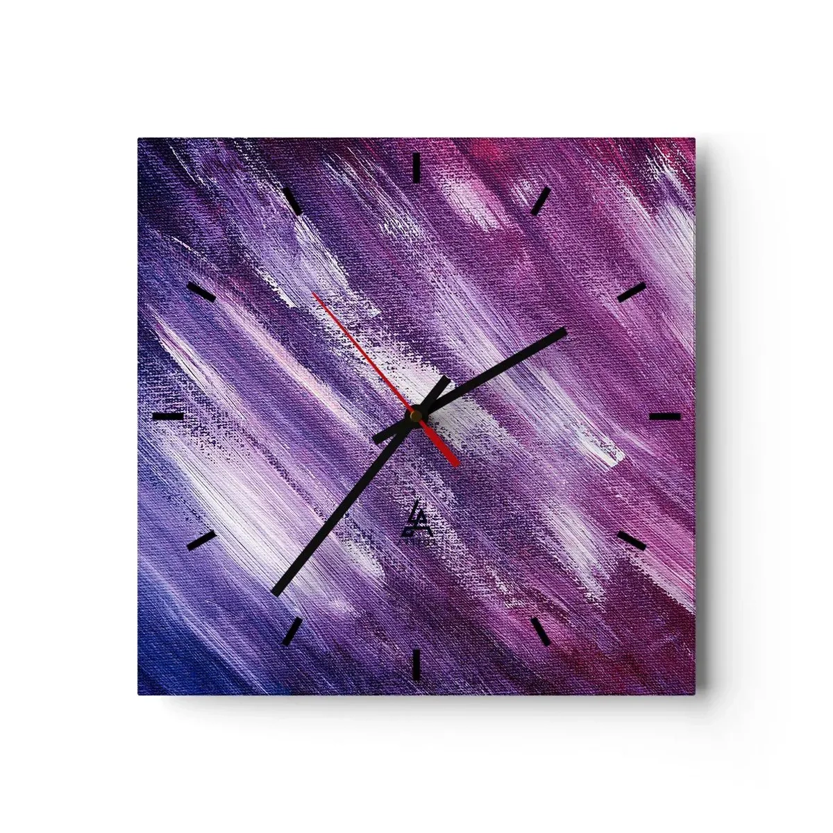 Relógio de parede - Relógio em vidro - Quando o vento sopra - 30x30 cm