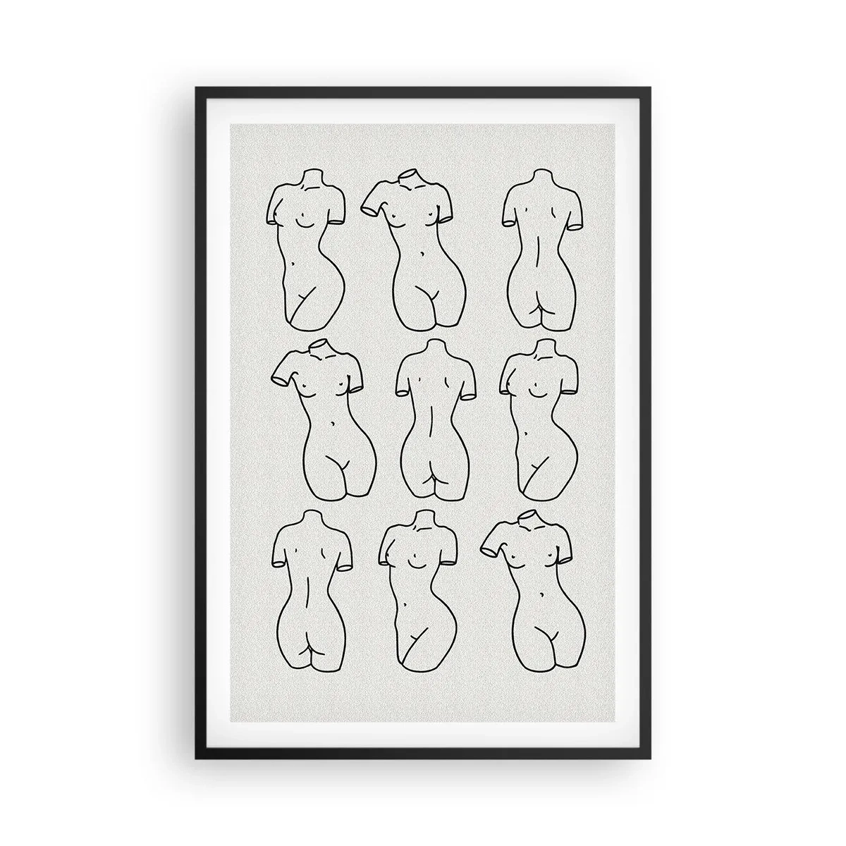 Pôster com moldura preta - Apenas Vênus - 61x91 cm