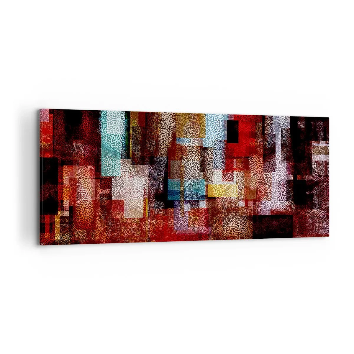 Quadro em tela - Uma grande confusão - 120x50 cm