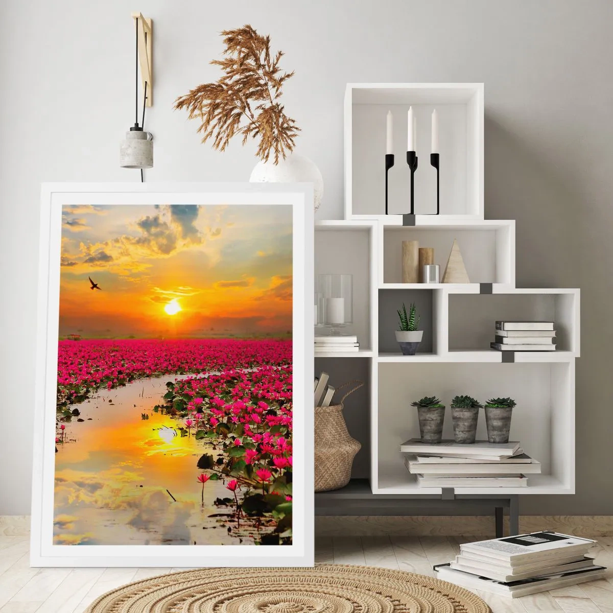 Pôster em moldura branca - A vida secreta do lago - 30x40 cm