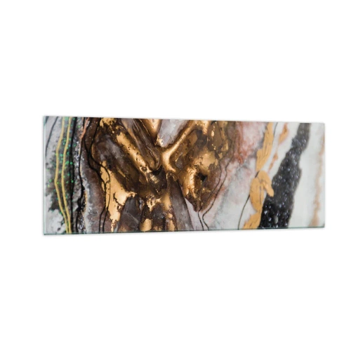 Quadro em vidro - O elemento terra - 140x50 cm