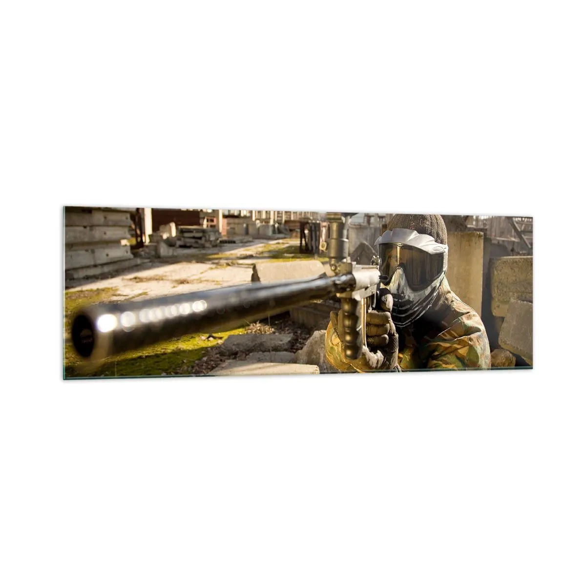 Quadro em vidro - Você também pode ser um herói - 160x50 cm