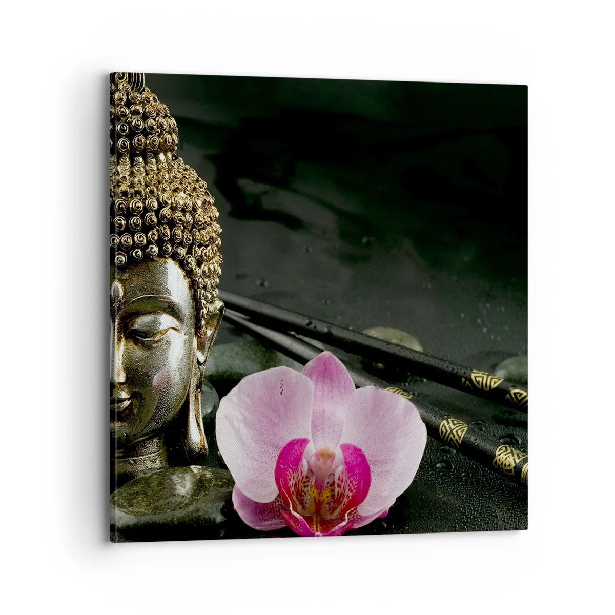 Quadro em tela - Harmonia entre sabedoria e beleza - 70x70 cm