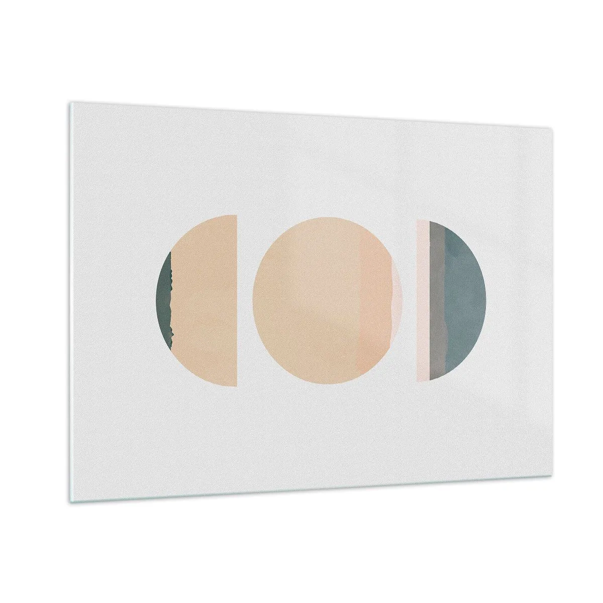 Quadro em vidro - Círculo entre círculos - 100x70 cm