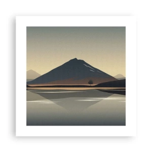 Pôster - Reflexo de espelho - 40x40 cm