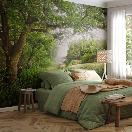 Papel de Parede Autocolante Deluxe Sticker - Os pastores de Arcadia - Paisagem, Estrada de terra, Natureza - 250x175 cm