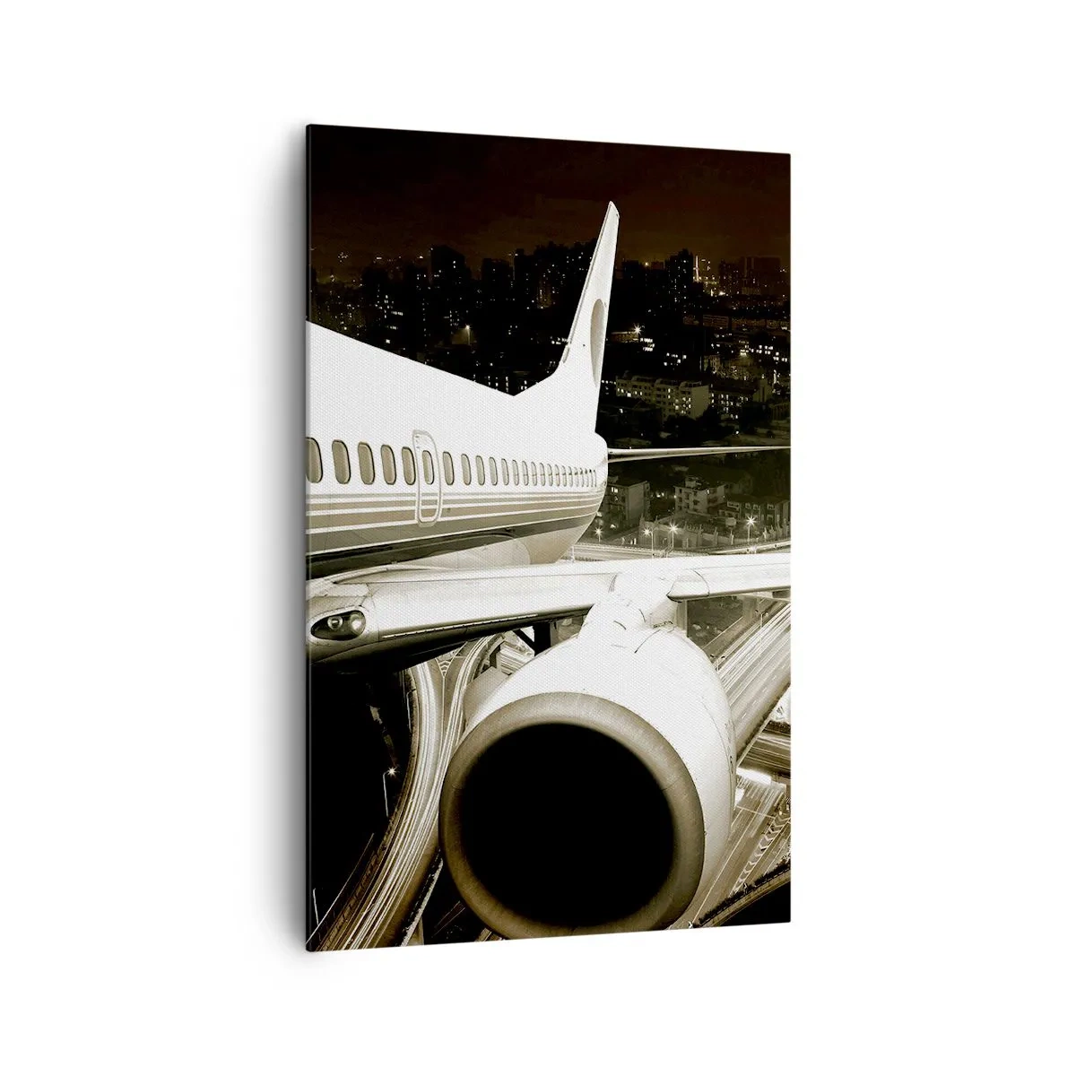 Quadro em tela - Voar para a noite - 80x120 cm