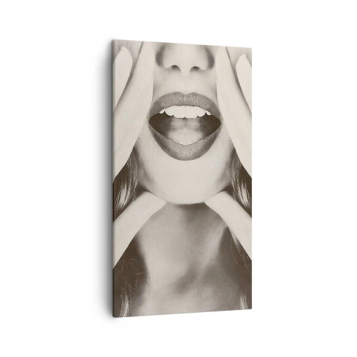 Quadro em tela - Já vou! - 45x80 cm