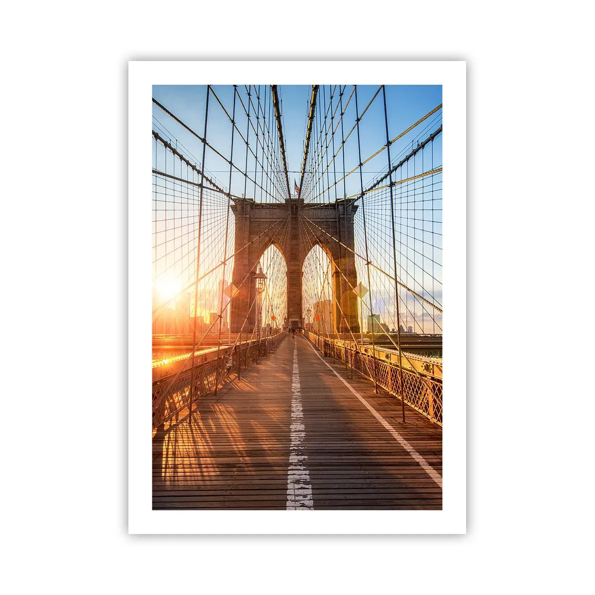 Pôster - Na Ponte Dourada - 50x70 cm