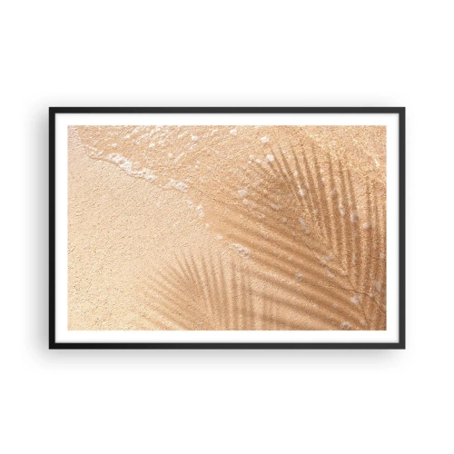 Pôster com moldura preta - A sombra de um verão quente - 91x61 cm
