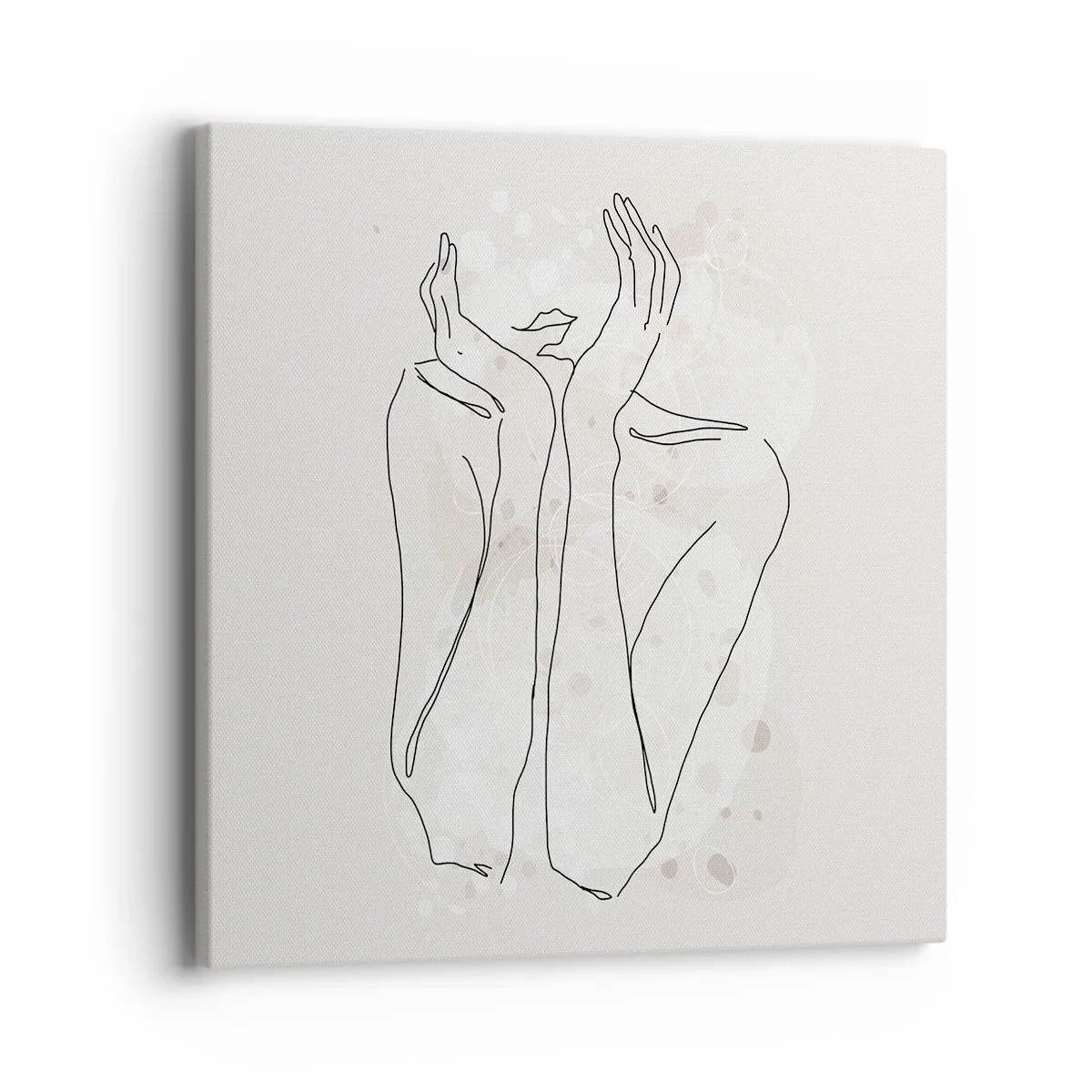 Quadro em tela - Momento de sonho - 40x40 cm