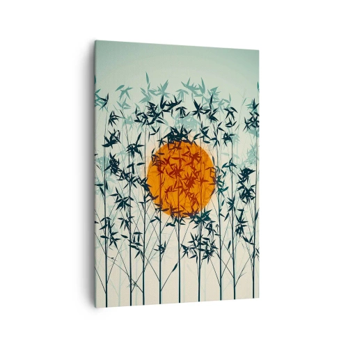 Quadro em tela - Sol japonês - 70x100 cm