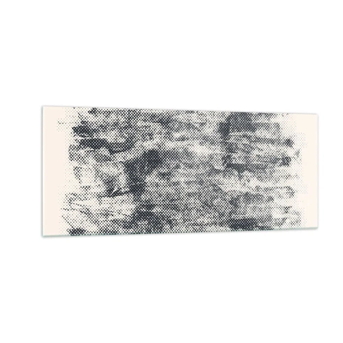 Quadro em vidro - Composição nebulosa - 100x40 cm