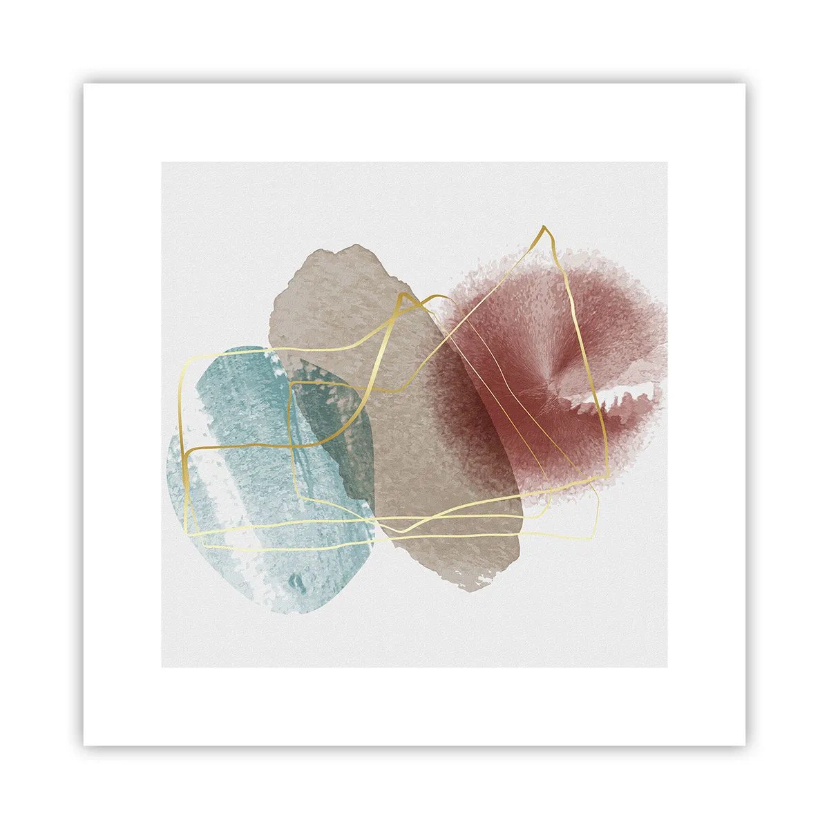 Pôster - Corais espaciais - 30x30 cm