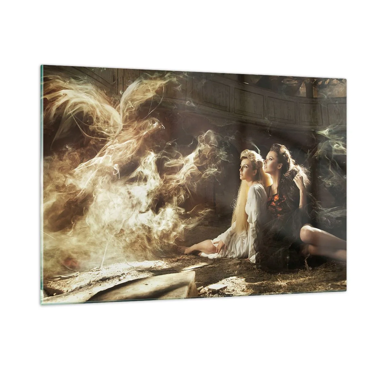 Quadro em vidro - E a poesia nasceu - 120x80 cm