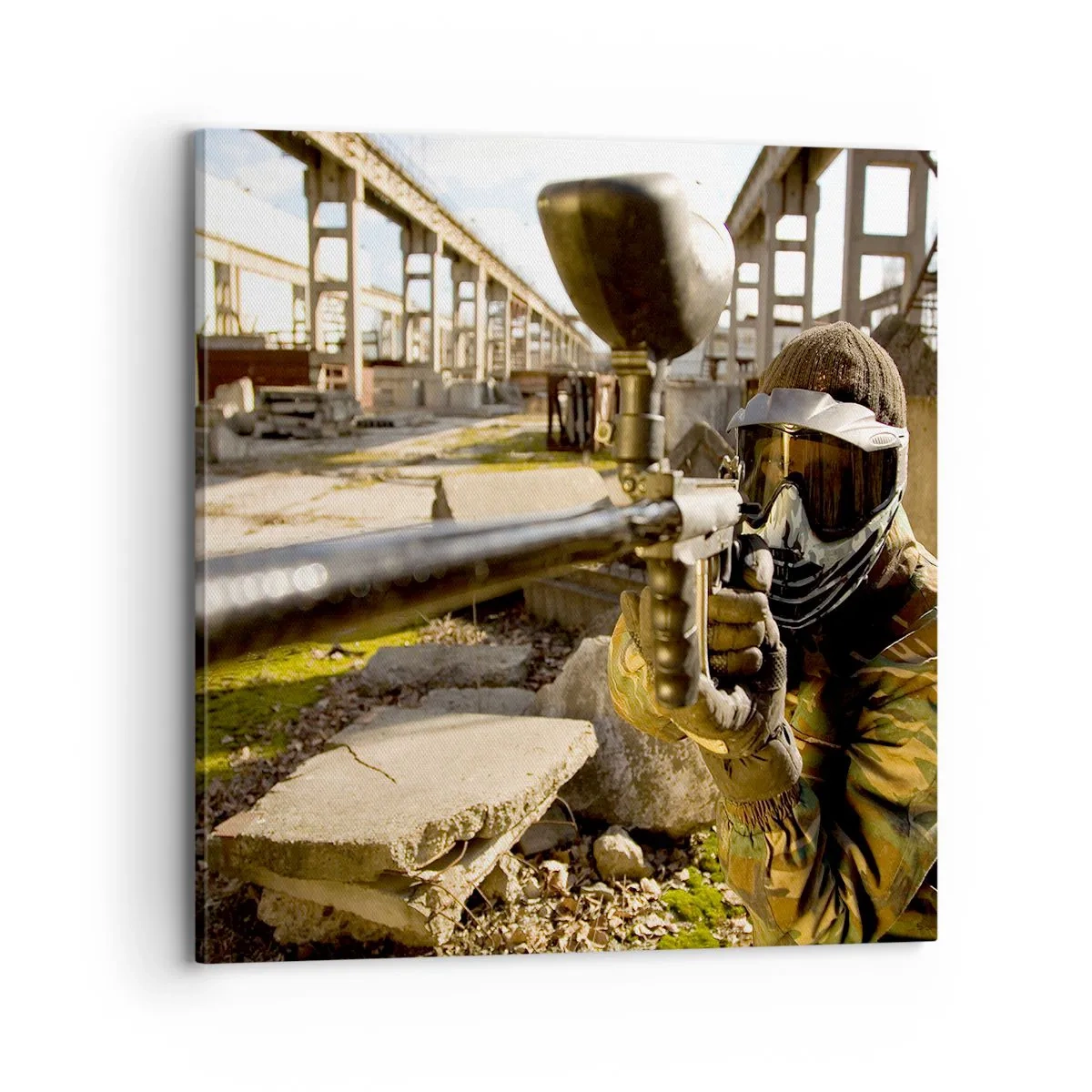 Quadro em tela - Você também pode ser um herói - 70x70 cm