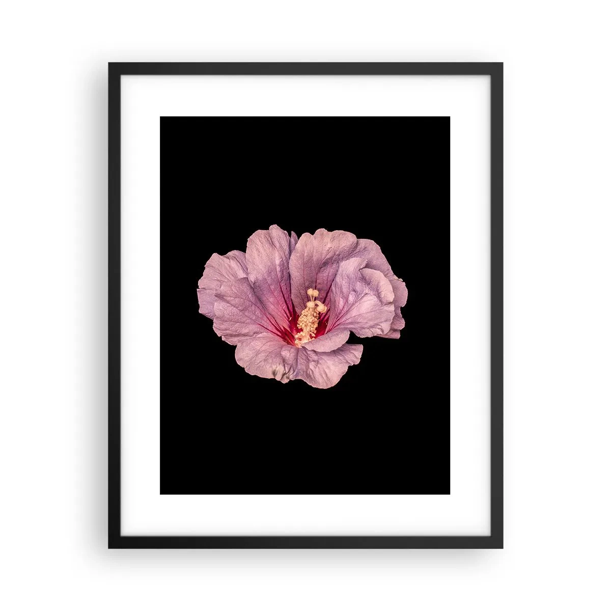 Pôster com moldura preta - Direto para o coração - 40x50 cm