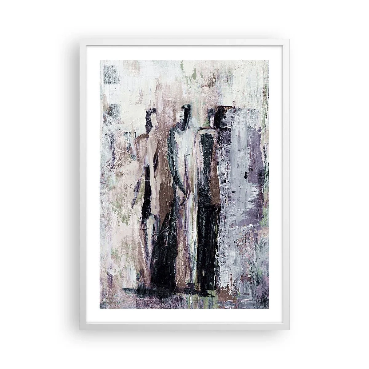 Pôster em moldura branca - Três misteriosos - 50x70 cm