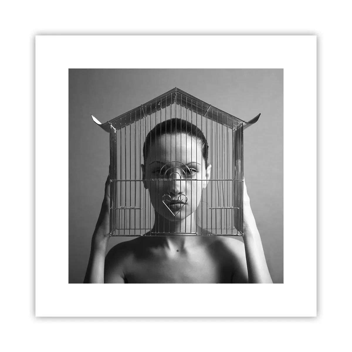 Pôster - Retrato um pouco surreal - 30x30 cm