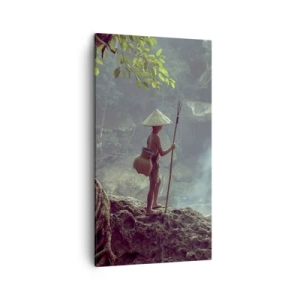 Quadro em tela - Amigo da natureza - 45x80 cm