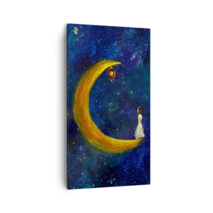 Quadro em tela - O Chamado do Mundo - 45x80 cm