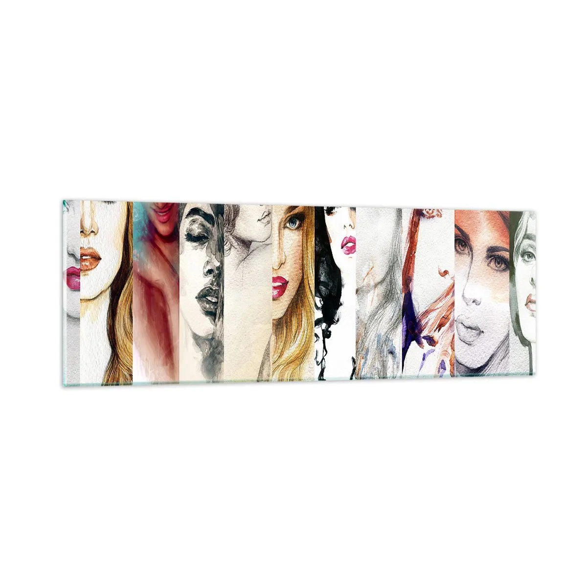 Quadro em vidro - Sempre VOCÊ - 90x30 cm