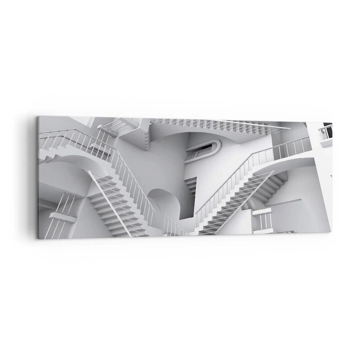 Quadro em tela - Paradoxos do espaço - 140x50 cm