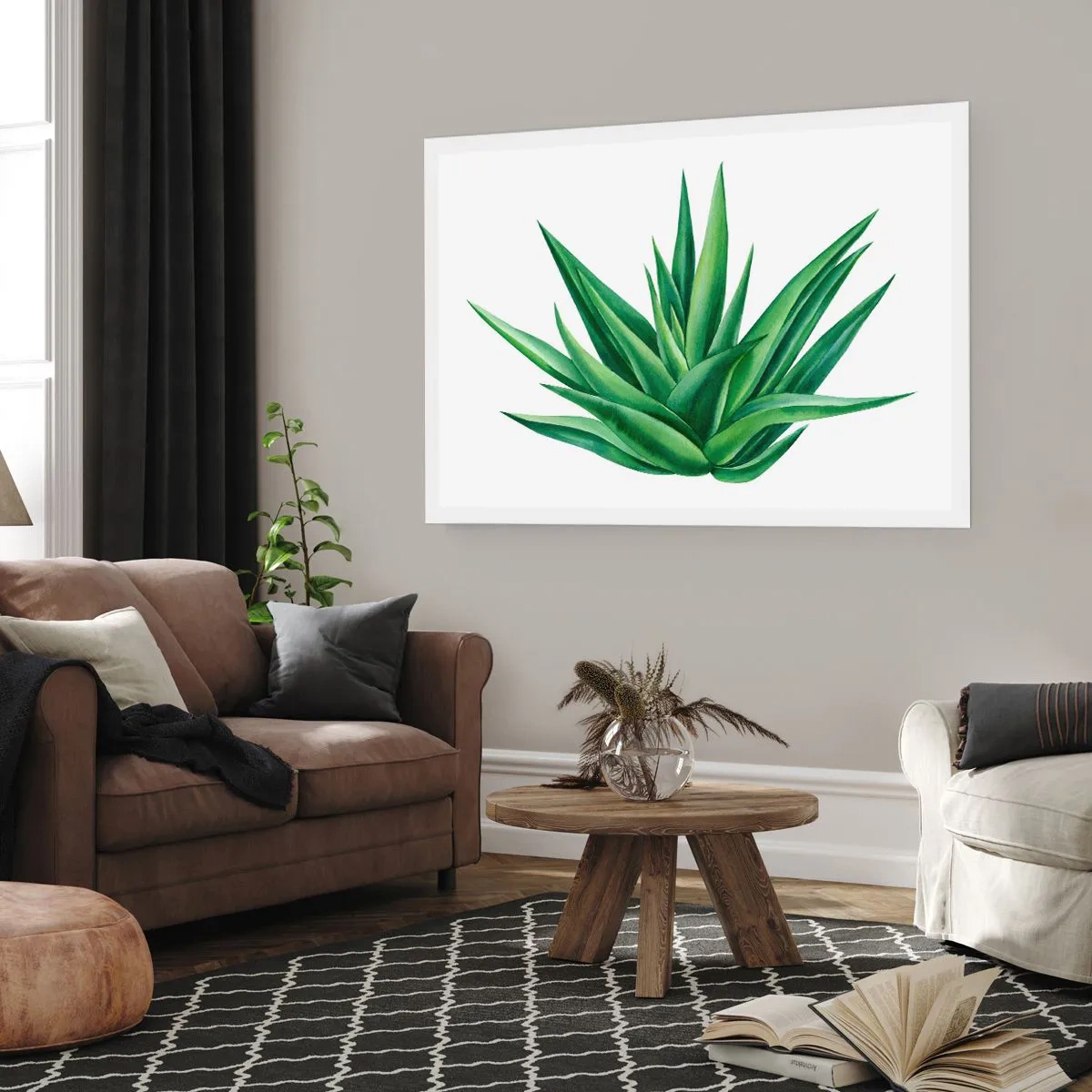 Pôster - Verde – força – vida - 50x40 cm