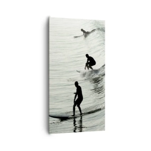 Quadro em tela - Para conhecer a onda - 65x120 cm