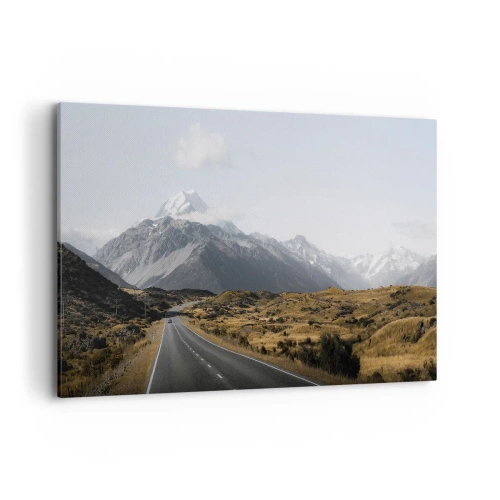 Quadro em tela - O caminho para o coração das montanhas - 100x70 cm