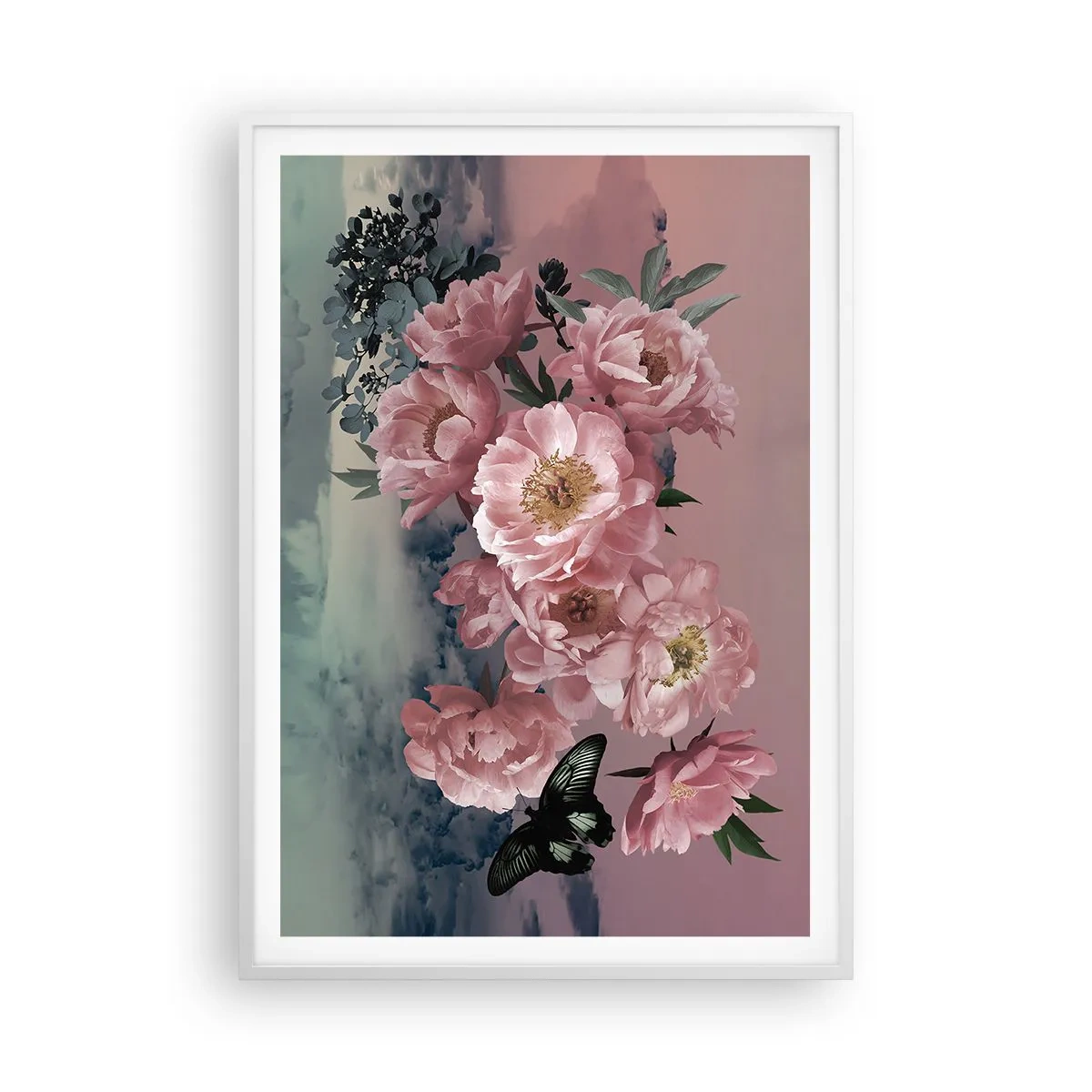 Pôster em moldura branca - O auge do romantismo - 70x100 cm