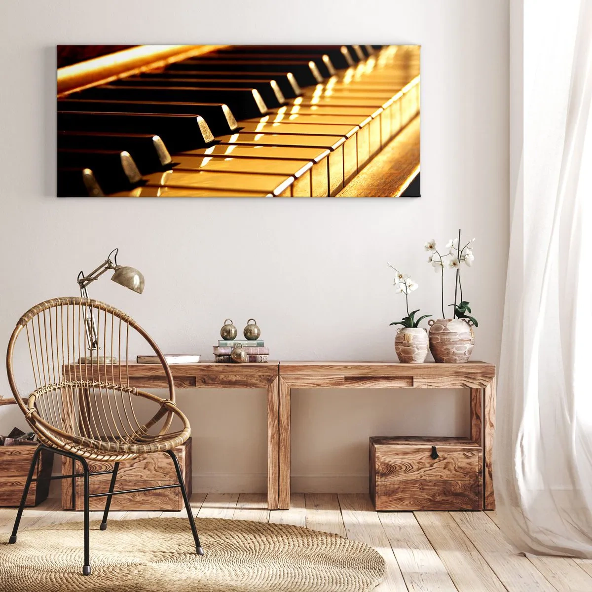 Quadro em tela - Infinitas possibilidades - 100x40 cm