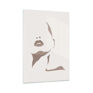 Quadro em vidro - Feito de luz e sombra - 50x70 cm