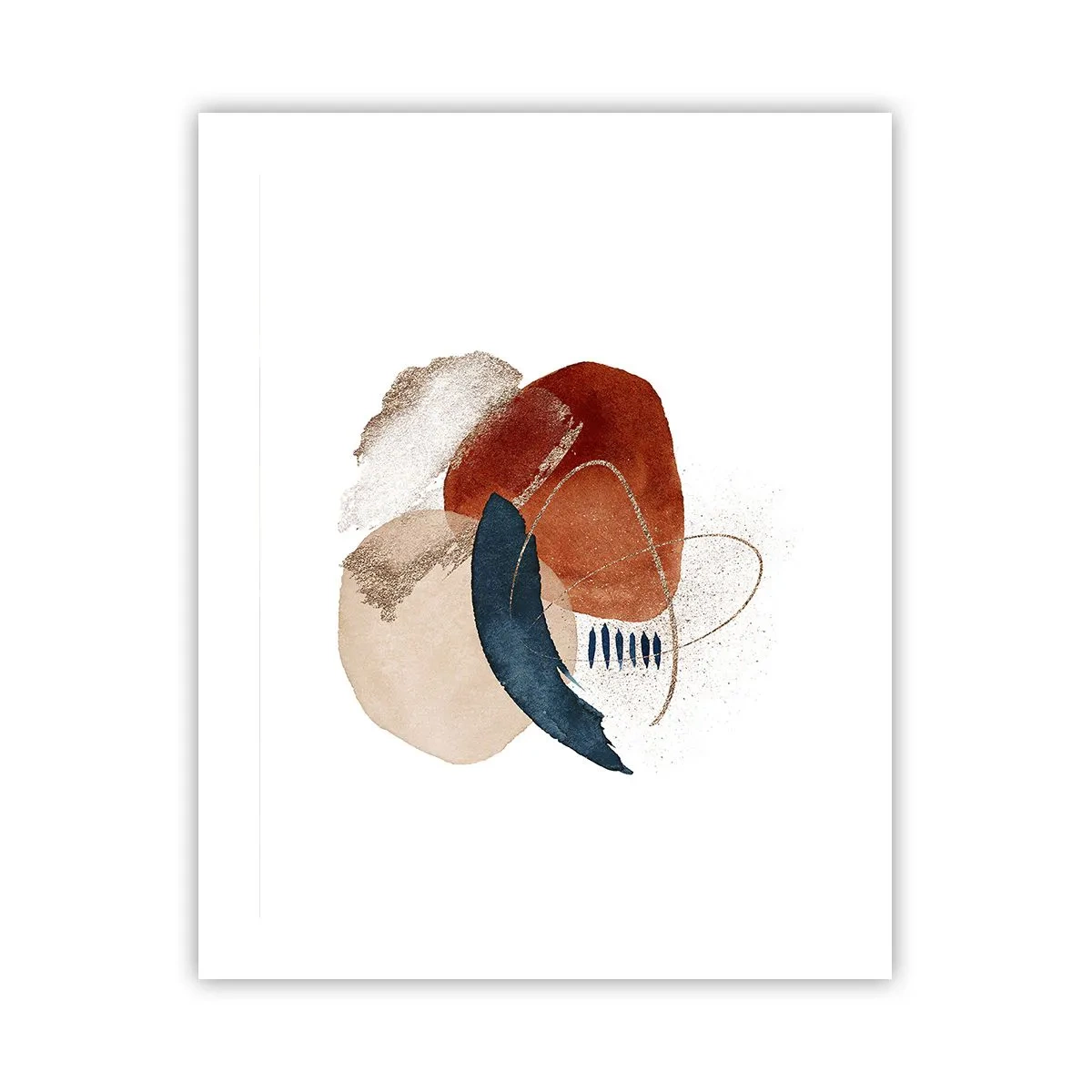 Pôster - Composição oval - 40x50 cm