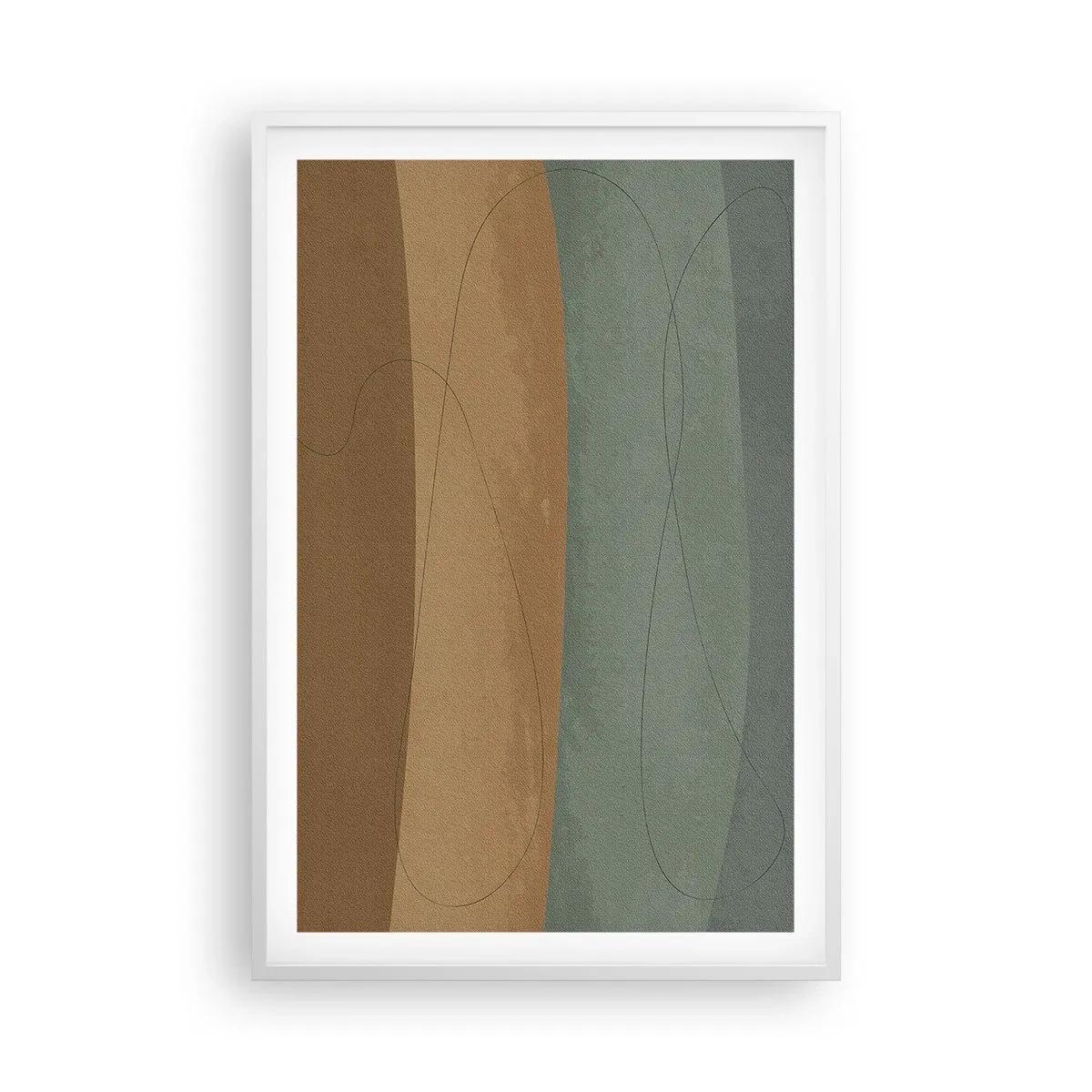 Pôster em moldura branca - Composição horizontal - 61x91 cm