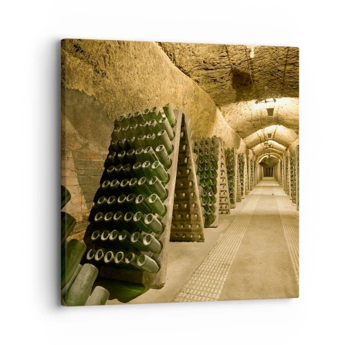 Quadro em tela - O nascimento do sabor - 30x30 cm