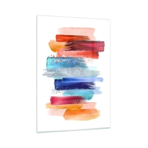 Quadro em vidro - Para cima e para baixo  - 50x70 cm
