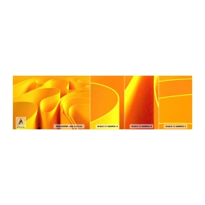 Amostra de Papel de Parede Standard Eco - Como as ondas do sol - 3D, Moderno, Linhas - 100x30 cm