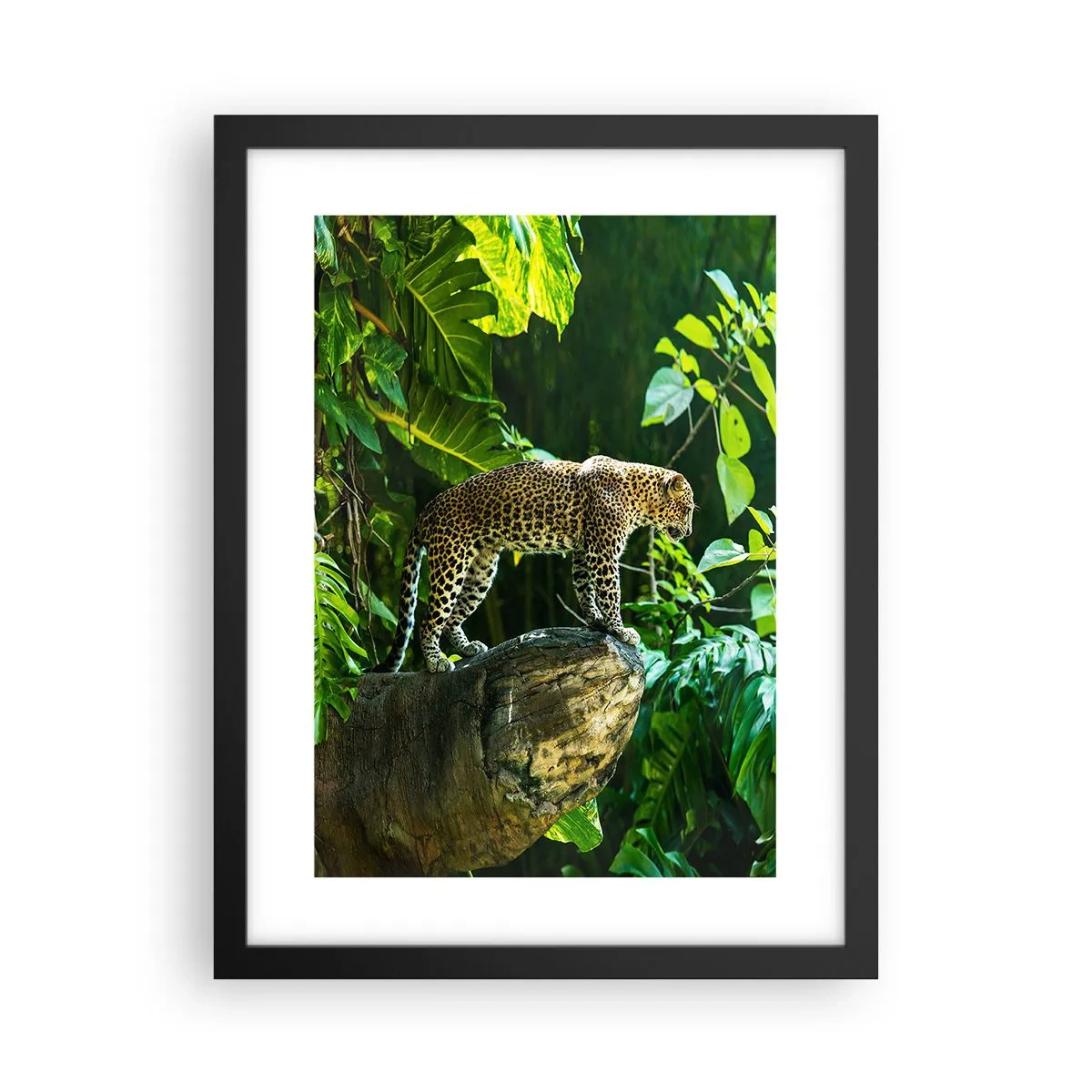 Pôster com moldura preta - Vamos caçar? - 30x40 cm