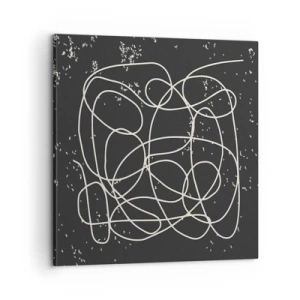 Quadro em tela - Pensamentos errantes - 60x60 cm