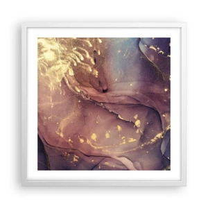 Pôster em moldura branca - Matéria e espírito - 50x50 cm