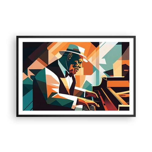 Pôster com moldura preta - Todo aquele jazz - 91x61 cm