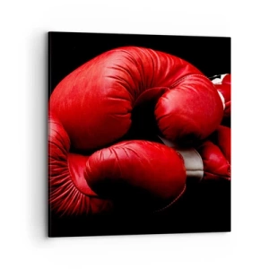 Quadro em tela - As emoções da luta ficaram para trás - 70x70 cm