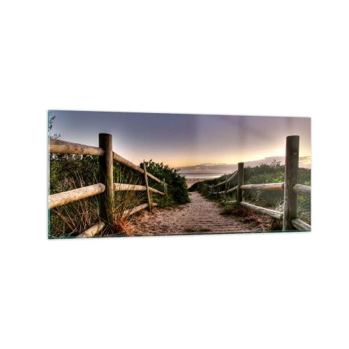 Quadro em vidro - O objetivo já está claro - 120x50 cm