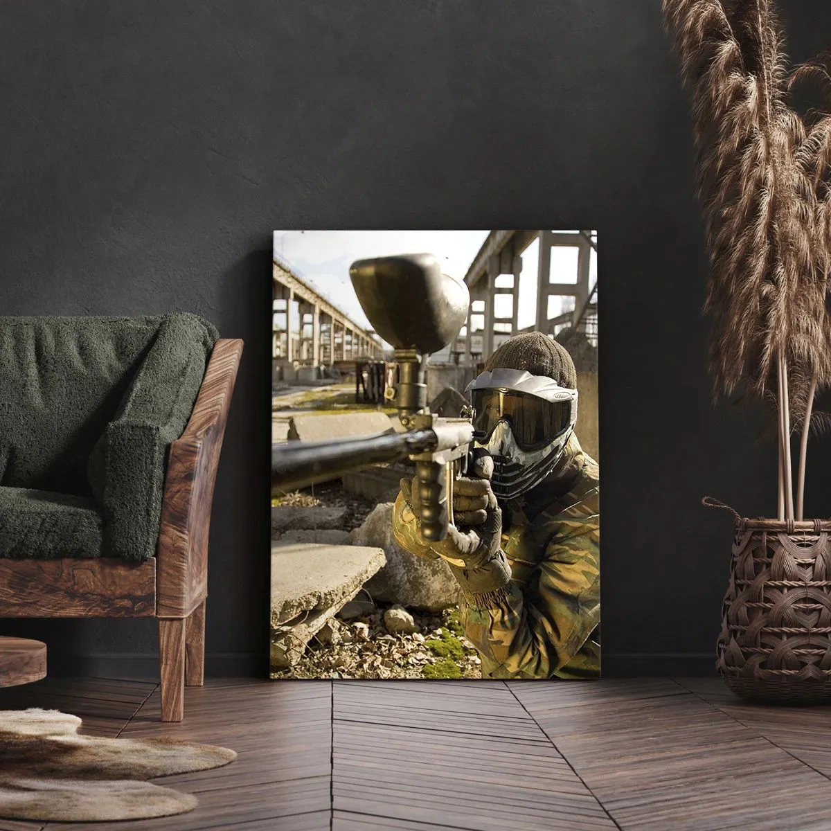 Quadro em tela - Você também pode ser um herói - 45x80 cm